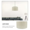 thumbnail image 4 of 1Pc Home E27 Modern Style Imitation Rattan Woven Lampshade Desk Lamp Shade Beige, 4 of 6