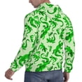 thumbnail image 6 of Daiia Green Lizard for Men's Fashion Hoodies & Sweatshirts with Kangaroo Pocket Hooded Sweatshirt Breathable & Moisture Wicking-3X-Large, 6 of 7