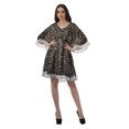thumbnail image 2 of Moomaya Robe d'Été pour Femmes, Grande Taille, Kimono Aguichant Imprimé, Mini-Robe, 2 of 6
