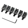 thumbnail image 1 of 6X Pont en Métal Remplacé Partie Bouton Électrique Solidité Pont Professionnel Pas de Rupture Guitare Inoxydable Fournit une Exécution Fine Poids Léger, 1 of 6