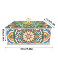 thumbnail image 4 of Caja Almacenamiento Joyas Con Pintura Diamantes Mandala para Collares Pendientes Y Anillos, 4 of 4
