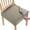 Taupe, variant on Imountek Stretch Dining Chair Slipcovers for Armless Chairs, 4Pack Waterproof Washable Jacquard Seat Covers, Beige