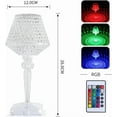 thumbnail image 7 of SHANJIA Crystal lamp,Crystal Diamond Table Lamp,Bedside Lamps with Touching Control 16-Color Changing Touch Control Bedside Lamp USB Cable Bedside Lamp, 7 of 7