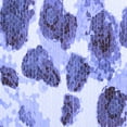 thumbnail image 1 of Ahgly Company Indoor Square Abstract Blue Contemporary Area Rugs, 3' Square, 1 of 4