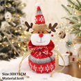 thumbnail image 1 of Bolsa de regalo de Papá Noel para Navidad, copo de nieve crujiente con cordón, decoraciones navideñas para el hogar, regalos de Año Nuevo 2023, 2024, 1 of 4