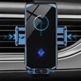 thumbnail image 2 of Bouanq Smart Electronics Wireless Car Charger Mount For Car Vent 15W Qi Fast Charging Auto- Clamping Car Hands Phone Holder Mount For Smartphone Compatible With IOS & Android, 2 of 7