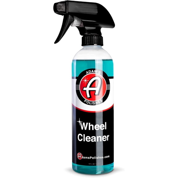 Adam's Polishes Wheel Cleaner 16oz - Tough Wheel Cleaning Spray for Car Wash Detailing | Rim Cleaner & Brake Dust Remover | Safe On Chrome Clear Coated & Plasti Dipped Wheels | Use w/Wheel Brush