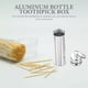 thumbnail image 3 of Stylish Portable Toothpick Holder Swab Case Travel Pill Carrying Key Ring, 3 of 10