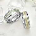 thumbnail image 2 of Anillos para mujer, regalos para mujer, moda femenina, color acero inoxidable, anillo geométrico, joyería, anillo, talla 5-12, anillo para mujer, 2 of 4