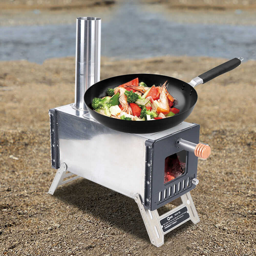 Large Tent Wood Stove Stainless Steel Wood Burning Stove Chimney for