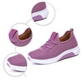 thumbnail image 6 of CHENge On Sneakers Women Breathable Mesh Knitted Woven Low Top Walking Shoes Lightweight Wide Width Non- Cloud Slide Orthopedic Shoes, 6 of 9