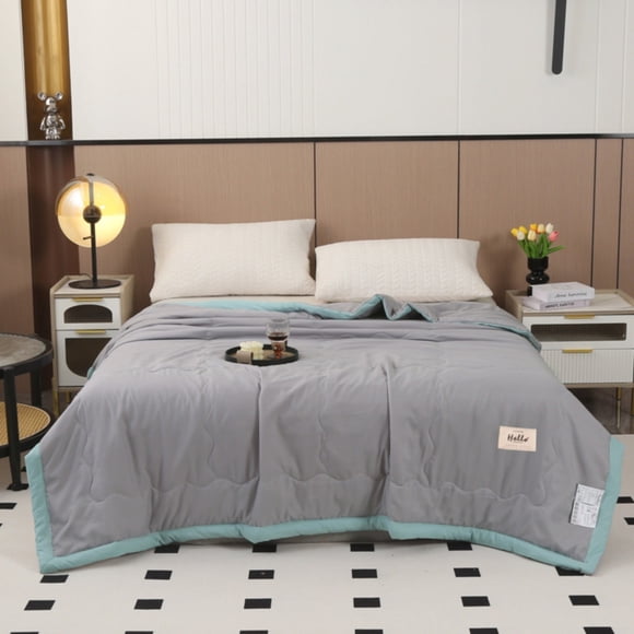 Cooler Quilt For All Season Lightweight Summer Cooler Quilt For Hot Sleepers And Night Sweats Cooler Comforter Double Cold Effect Blanket Cooler Fiber Soft Blanket 150x200 CM camping blanket