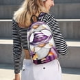 thumbnail image 5 of Lsque Halloween Gnome With Pumpkins Pattern Canvas Daypack, Durable Backpack, High-quality Versatile Backpack,Vintage Compact Backpack-Medium, 5 of 6
