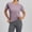 c01Purple, variant on Women's Workout Tops Crewneck Short Sleeve T-Shirt Relaxed Fit Casual Yoga Shirts Breathable Athletic Waist Length Tees Green XXL