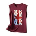 thumbnail image 4 of EINCcm Women American Flag Print Tank Tops USA Stars Stripes Patriotic T Shirt Summer Loose Vest Tees, 4 of 4