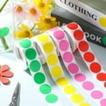 thumbnail image 5 of 2000 Pieces Dot Stickers Colored Circle Round Removable Color-Code Dots Stickers Label Rolls Label Sticker for Office, Inventory Labeling 500 Pieces/Roll (Red, Pink, Yellow, Green), 5 of 5