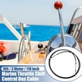 thumbnail image 2 of Unique Bargains 1pcs 10ft 118 Inch Marine Type 3300 / 33C Throttle Shift Remote Control Box Cable for Yamaha Outboard Engine Boat Black, 2 of 7