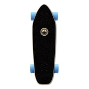 Yocaher Complete Mini Cruiser Graphic Longborad skateboard 27“ x 8 - Rockstar Kitty Cat - White Wink