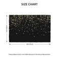 thumbnail image 2 of Placemats Set of 4 / 6, Star Silver Glitter Placemats for Dining Table Indoor/Outdoors Heat Resistant Washable Placemats 18" x 12", 2 of 8