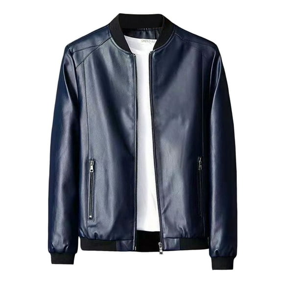 Ketyyh-chn99 Jackets for Men Slim Casual Blazer Jacket Top Outwear Blue,M