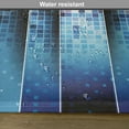 thumbnail image 6 of Ambesonne Digital Place Mats Set of 4, Mosaic Pattern Squares, Standard Size, Indigo Sky Blue, 6 of 6