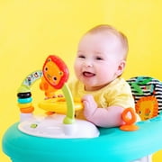 Bright Starts Adjustable Baby Walker with Activity Station, Zig Zag Zebra