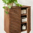 thumbnail image 4 of Modway Render Wall Mounted Bathroom Cabinet in Brown, 4 of 8