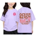 thumbnail image 1 of TZEWGL Tops For Child Graphic Printed Round Neck Short Sleeved Blouse For Infnants size 12-13T, 1 of 3