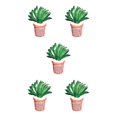 thumbnail image 3 of Transemion Car Air Outlet Freshener Simulation Plant Auto Air Conditioner Outlet Perfume Clip Air Freshener Car Tuyere Fragrance Car Decor No.06 5Set, 3 of 6