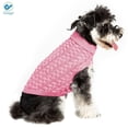 thumbnail image 4 of Deago Pet Dog Warm Jumper Knit Sweater Winter Clothes Puppy Cat Knitwear Costume Coat Apparel (Pink, XL), 4 of 7