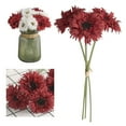 thumbnail image 3 of Leaveforme 5Pcs Long Stem Artificial Sunflowers Bouquet, Realistic Faux Sunflower Arrangement For Fall Home Wedding Birthday Party Decoration, 3 of 8