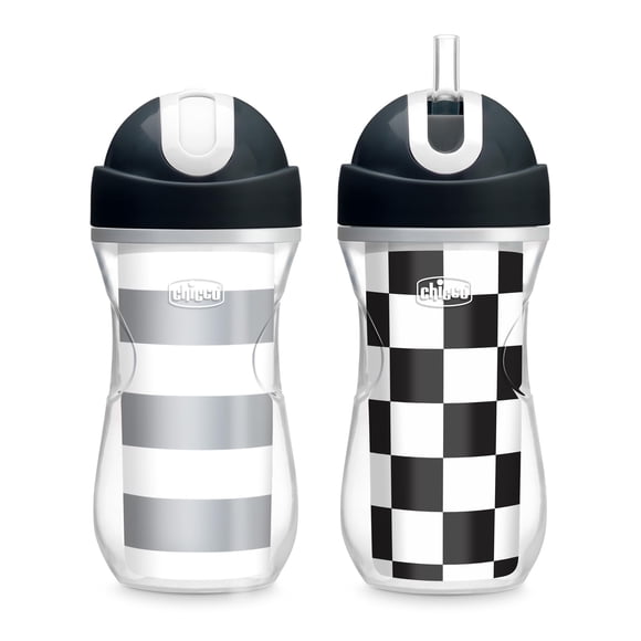 Vaso Entrenador Chicco con Popote Aislado 12+ Meses 260 mL Paquete de 2