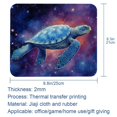 thumbnail image 5 of Sea Turtle Square Non-Slip Rubber Bottom Printed Desk Mat Mouse Mat Gaming Mousepad Desk Pad - 8.3x9.8 Inch, Suitable for Office and Gaming, 5 of 6