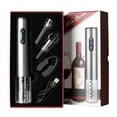 thumbnail image 1 of Electric Wine Opener 4 In 1 Gift Set Corkscrew Wine Bottle Opener  Automatic Wine Opener  Foil Cutter  Vacuum Stopper & Aerator Pourer, 1 of 12