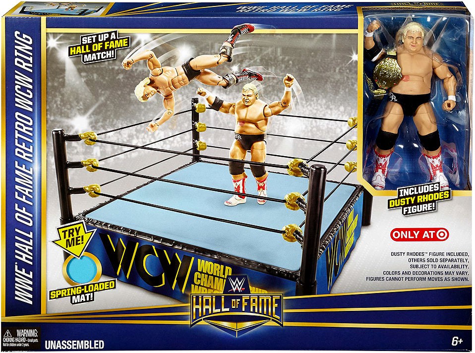wwe retro ring playset