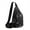 Double layer black, variant on Men's Casual Couples Lightweight Shoulder Bag,Vertical single layer black