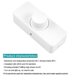 thumbnail image 4 of 3-100W LED Trailing Edge Dimmer (Rotary Dimmer), Used for Dimmable LEDs, Incandescent, Halogen Lamps, 220-240V, CE Plug, White, 4 of 5