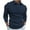 Navy, variant on DDAPJ pyju Mens Striped Polos Ribbed Knit Long Sleeve Collared T-shirt Slim Fit Stretch Golf Shirt Lightweight Casual Office Work Tops Sales of Today Army Green XXL