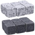 thumbnail image 3 of 6 Piezas De Piedras De , De Enfriamiento De Piedras De , Set De Para Hombres, Reemplazo De s De Gris claro BLESIY Cubitos de hielo Piedras de enfriamiento, 3 of 8