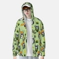 thumbnail image 2 of Gaeub Cute Panda Bear In Greenery Forest Men's and Women's UPF 50+ Long-Sleeved Sun Protection Clothing, Fishing Shirt Long Sleeve Zip-Medium, 2 of 7