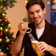 thumbnail image 3 of Elainilye Christmas Themed Gold Bottle Opener for Beer Creative Holiday Gift Parties and Celebrations, 3 of 7