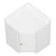 thumbnail image 1 of 1:12 Dollhouse Corner Cabinet Decorative Robust Exquisite Craftsmanship Simulated Mini Kitchen Cabinet, 1 of 4
