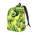 thumbnail image 2 of Balery Kiwi and Avocado Vintage Canvas Backpack for Men and Women - Large Capacity, Durable Travel Laptop Bag for School, Work, Hiking, and Outdoor Activities, 2 of 7