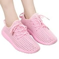thumbnail image 3 of BONIXOOM Platform Sneakers for Women Womens Shoes Slip-Ons Running Slip-On Casual Shoes Pink 2024 Summer Clearance Size 6.5, 3 of 9