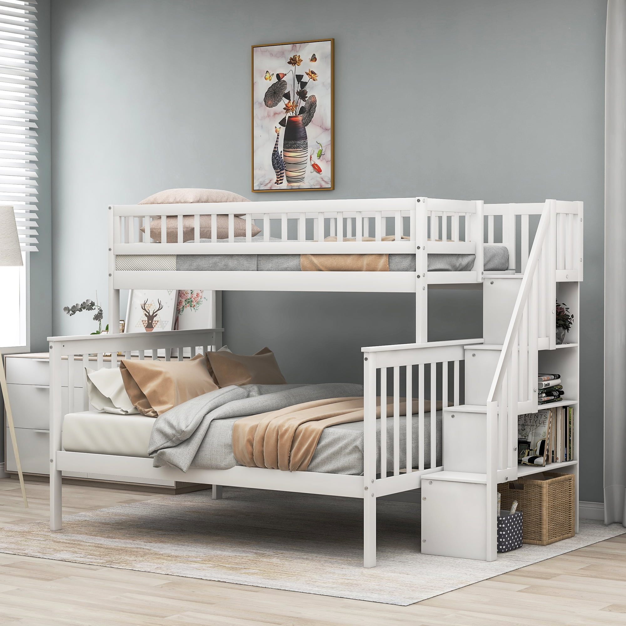 walmart bunk beds with storage