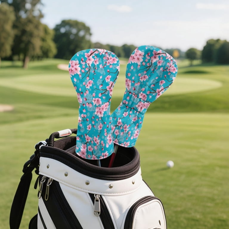 Yuyamidu Cherry Blossom Golf Club Head Cover Waterproof Golf Head