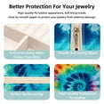 thumbnail image 3 of tie dye Travel Portable Jewelry Organizer: Square Bracelet Holder, Jewelry Display, and Box for Girls and Women, 3 of 6
