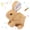 Brown, variant on Bunny Easter My Realistic Bunny Toy Realistic Interactive Walking Talking Hopping Electronic Pet Bunny Toy for Kids