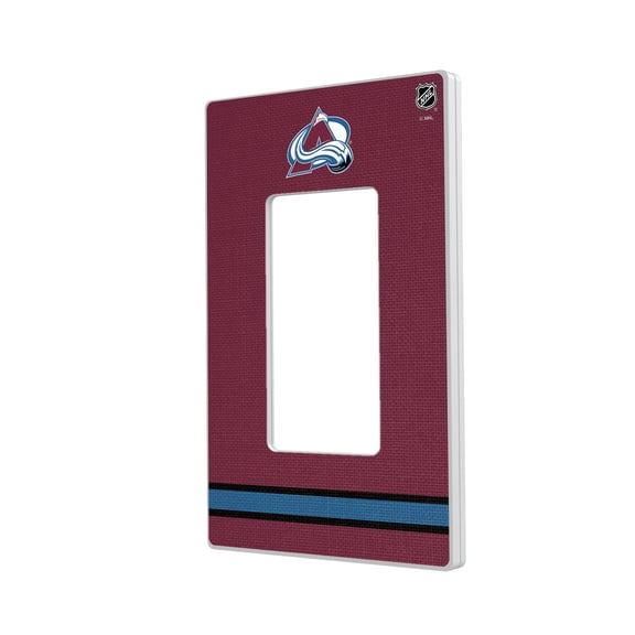 Colorado Avalanche Single Rocker Lightswitch Plate