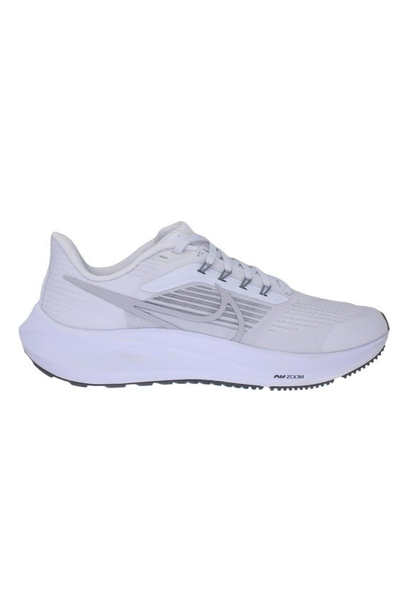 Air Zoom Pegasus 39 DH4071-100 Men's White & Grey Fog Running Shoes NDD404 (8.5)